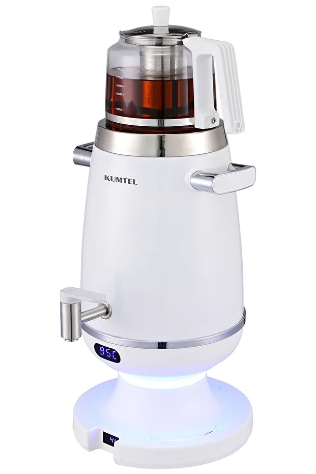 KUMTEL Elektrikli Isı Ayarlanabilir Dijital Semaver